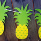 Pineapple Garland, Pineapple Banner, Tiki Banner, Aloha Banner, Hawaii Banner, Tropical Banner