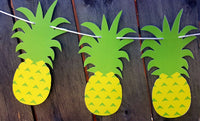 Pineapple Garland, Pineapple Banner, Tiki Banner, Aloha Banner, Hawaii Banner, Tropical Banner
