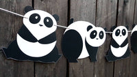 Panda Bear Garland, Panda Bear Banner, Panda Bear Decorations, Panda Banner, Panda Birthday, Panda Baby Shower Banner, Panda Nursery Banner