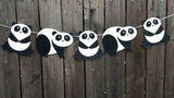 Panda Bear Garland, Panda Bear Banner, Panda Bear Decorations, Panda Banner, Panda Birthday, Panda Baby Shower Banner, Panda Nursery Banner