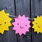 Sun Banner, Sun Garland, Sunshine Banner, Sunshine Garland, Weather Banner, You Are My Sunshine Birthday
