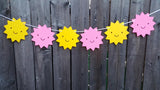 Sun Banner, Sun Garland, Sunshine Banner, Sunshine Garland, Weather Banner, You Are My Sunshine Birthday