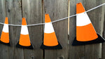 Construction Party Garland, Construction Garland, Construction Banner, Construction Cone Garland, Construction Cone Banner 43017223A