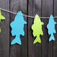Fish Banner, Fishing Garland, Fishing Party, Fish Garland, fishing Baby Shower, Fishing Birthday Party, Fishing Banner