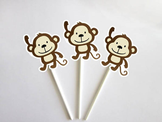 Monkey Banner, Monkey Garland, Monkey Birthday Banner, Monkey Baby Shower Banner, Monkey Nursery Decoration, Monkey Photo Prop