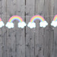 Pastel Rainbow Garland, Pastel Rainbow Banner, Rainbow Sign, Rainbow Birthday, Rainbow Party, Rainbow Decorations, Rainbow Baby Shower