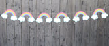 Pastel Rainbow Garland, Pastel Rainbow Banner, Rainbow Sign, Rainbow Birthday, Rainbow Party, Rainbow Decorations, Rainbow Baby Shower