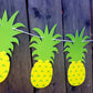 Pineapple Garland, Pineapple Banner, Tiki Banner, Aloha Banner, Hawaii Banner, Tropical Banner