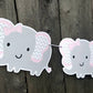 Elephant Garland, Elephant Banner, Elephant Baby Shower Banner, Elephant Photo Prop, Elephant Birthday, Elephant Party, Elephant Nursery