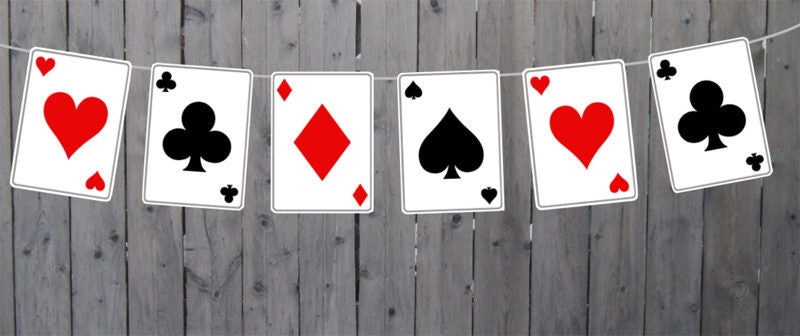 Magic Party Garland, Magic Party Banner, Magic Show Party, Magic Birthday Banner, Magic Cards, Magician Party, Casino Party Banner