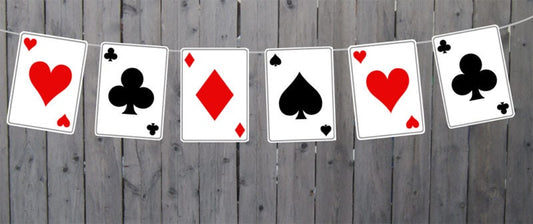 Magic Party Garland, Magic Party Banner, Magic Show Party, Magic Birthday Banner, Magic Cards, Magician Party, Casino Party Banner