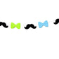 Bow Tie Garland, Bow Tie Banner, Mustache Banner, Mustache Garland, Little Man Garland, Lil Man Garland, Little Man Banner, Lil Man Banner
