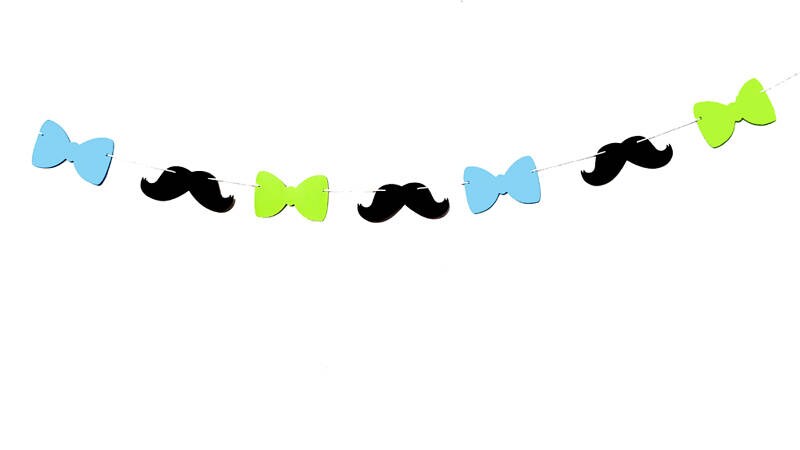 Bow Tie Garland, Bow Tie Banner, Mustache Banner, Mustache Garland, Little Man Garland, Lil Man Garland, Little Man Banner, Lil Man Banner