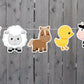 Farm Animal Garland, Farm Animal Banner, Farm Birthday Banner, Farm Party Banner, Farm Nursery, Farm Baby Shower, Farm Decorations