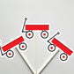 Red Wagon Garland, Red Wagon Banner, Red Wagon Birthday, Red Wagon Decorations, Red Wagon Nursery