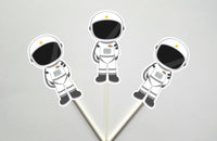 Astronaut Cupcake Toppers