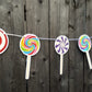 Lollipop Garland, Lollipop Banner, Candy Garland, Candy Bar Banner, Candy Birthday, Candy Decoration, Candy Buffet, Photo Prop