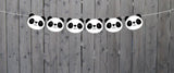 Panda Bear Garland, Panda Bear Banner, Panda Bear Decorations, Panda Banner, Panda Birthday, Panda Baby Shower Banner, Panda Nursery Banner