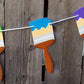 Paint Party Banner, Art Party Banner, Art Party Garland, Paintbrush Banner, Paintbrush Garland, Paint Party Garland, Paint Brush 21818118A