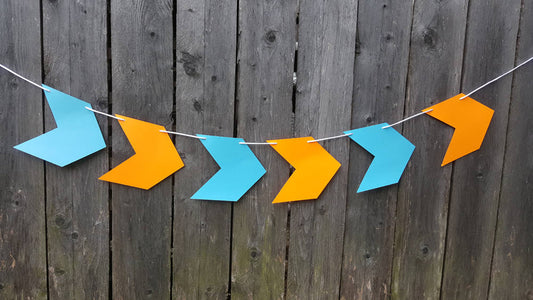Arrow Garland, Arrow Banner, Tribal Party Garland, Arrowhead Garland, Native American Garland, Tribal Party Banner, Wild One Banner