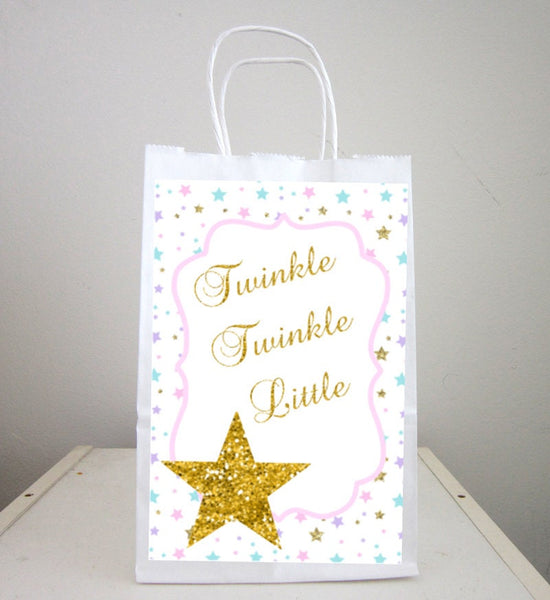 Twinkle Twinkle Little Star Goody Bags, Twinkle Twinkle Little Star Party Bags, Twinkle Twinkle Favor Bags, Twinkle Twinkle Baby Shower
