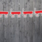 Red Wagon Garland, Red Wagon Banner, Red Wagon Birthday, Red Wagon Decorations, Red Wagon Nursery