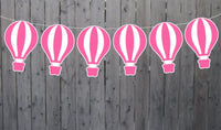 Hot air balloon, Hot Air Balloon garland, balloon garland, Nursery Room Decor, up up and away, baby shower decoration, photo prop