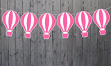 Hot air balloon, Hot Air Balloon garland, balloon garland, Nursery Room Decor, up up and away, baby shower decoration, photo prop