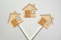 House Warming Cupcake Toppers, House Cupcake Toppers, Housewarming Cupcake Toppers