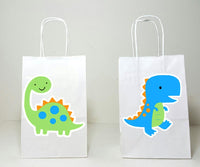 Dinosaur Goody Bags, Dinosaur Favor Bags, Dinosaur Party Bags, Triceratops Dinosaur Goody Bags