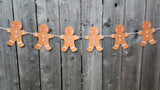 Gingerbread Man Garland, Gingerbread Man Banner, Christmas Banner, Christmas Garland, Thanksgiving Garland, Thanksgiving Garland