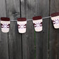 Coffee Garland, Coffee Banner, Snowflake Banner, Winter Coffee Snowflake, Baby It's Cold Outside Banner, Winter Banner, Winter Garland