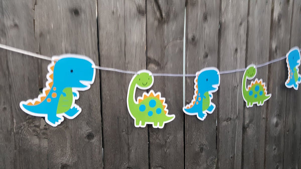 Dinosaur Garland, Dinosaur Banner, Dinosaur Photo Prop, Dinosaur Birthday, Dinosaur Party