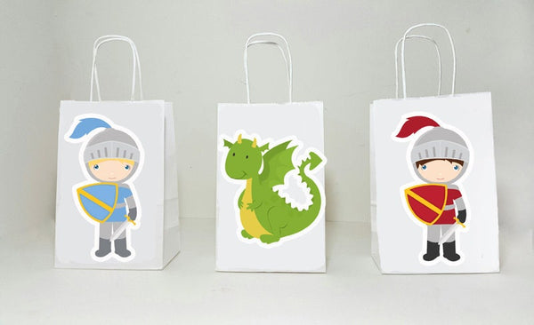 Knights Goody Bags, Dragon Goody Bags, Dragon Favor Bags, Dragon Gift Bags, Dragon Party Bags, Dragon Birthday, Dragon Favors
