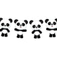Panda Bear Goody Bags, Panda Bear Favor Bags. Panda Bear Gift Bags
