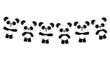 Panda Bear Goody Bags, Panda Bear Favor Bags. Panda Bear Gift Bags