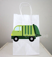 Garbage Truck Goody Bags, Garbage Truck Favor Bags, Garbage Truck Birthday, Garbage Truck Party, Recycling Party Bags