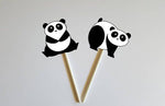 Panda Bear Cupcake Toppers