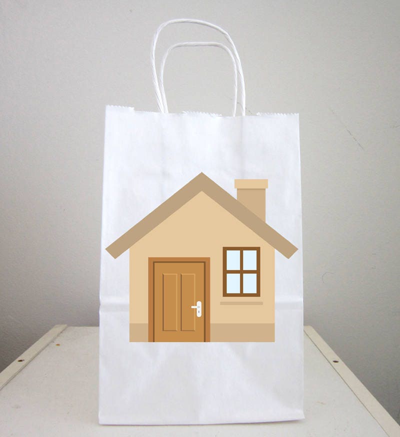 Housewarming Favor Bags, Housewarming Goody Bags, Housewarming Gift Bags, House Warming, Real Estate Agent Gifts, New homebuyer
