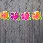 Hibiscus Garland, Luau Banner, Luau Garland, Hawaii Banner, Hawaii Garland, Wedding Banner