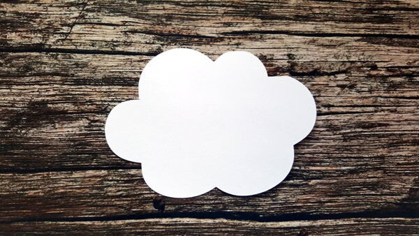 Cloud Die Cuts, Cloud Cutouts, LARGE Cloud Confetti