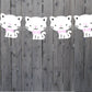 Cat Garland, Cat Banner, Cat Birthday Party, Cat Party Decorations, Kitty Banner