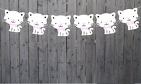 Cat Garland, Cat Banner, Cat Birthday Party, Cat Party Decorations, Kitty Banner