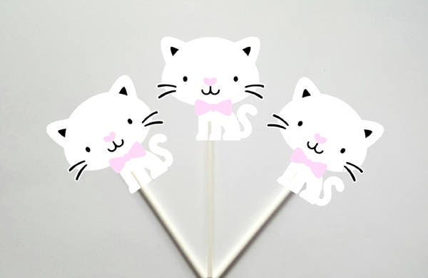 Cat Garland, Cat Banner, Cat Birthday Party, Cat Party Decorations, Kitty Banner