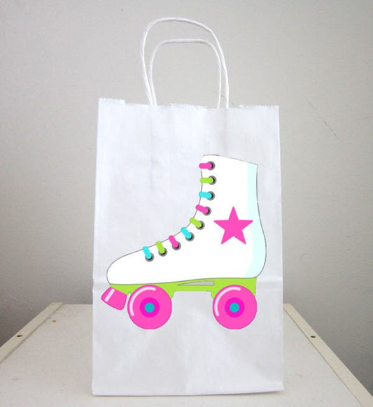 Roller Skate Goody Bags, Roller Skate Favor Bag, Roller Skate Gift Bags - Roller Skating Birthday - Roller Skate Birthday