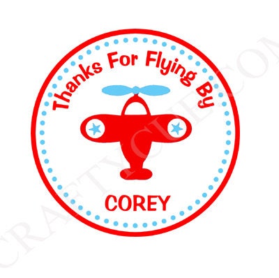 Airplane Goody Bags, Airplane Favor Bags, Plane Goody Bags, Plane Favor Bags, Red Blue Stars