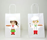 Pizza Chef Goody Bags, Chef Goody Bags, Pizza Party Bags, Pizza Favor Bags