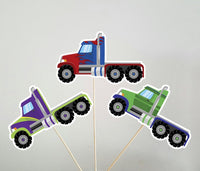 Semi Truck Garland, Semi Truck Banner, Semi Truck Party Banner, Semi Truck Party Decorations, Semi Truck Party Sign