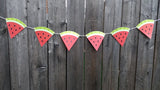 Watermelon Garland, Watermelon Banner, Watermelon Decoration, Fruit Banner,  Fruit Garland, Barbecue Party