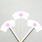 Nurse Hat Cupcake Toppers, Nurse Cupcake Toppers, Nurse Birthday, Nurse Party, Nurse Decorations